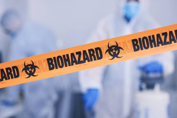 Professional Blood Cleanup technician working in Greenacres, FL